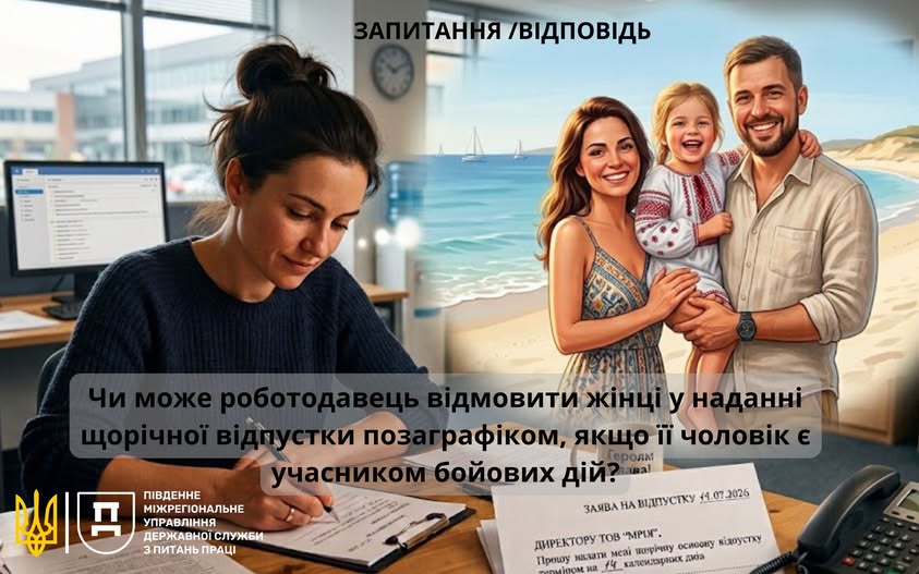 3 Банер Інформаційний матеріал ПМУ Чи може роботодавець відмовити жінці уасником бойових дій