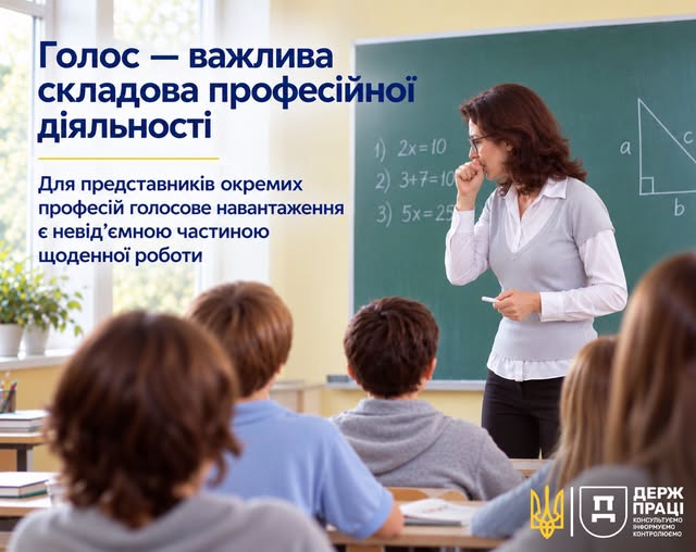 5 Банер Голос важлива складова професійної діяльності Для представників окремих професій ї роботи